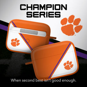 Clemson Tigers HDX Champion Series Apple AirPods Pro 1 & 2 Case Cover - Wear with style