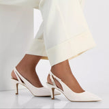 Clover Slingback Beige - Wear with style