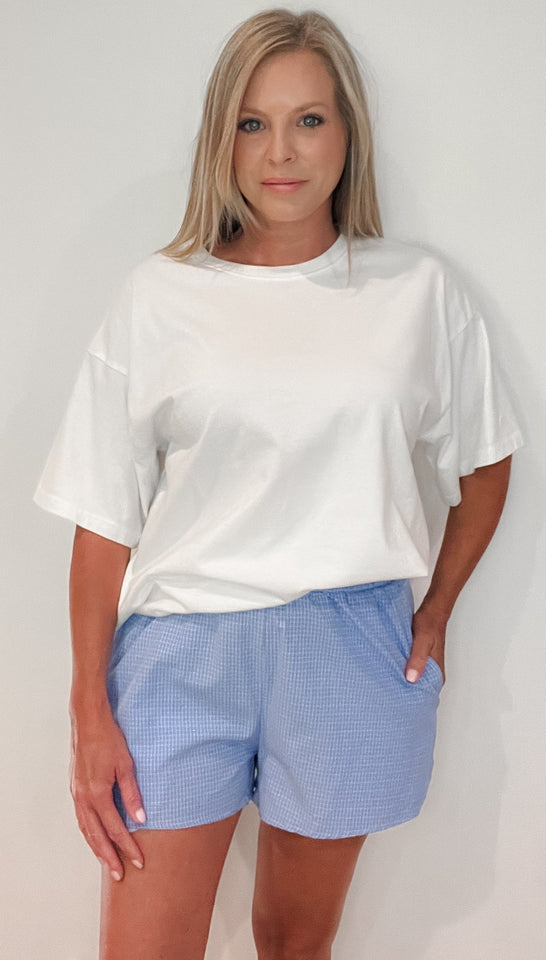 Coastal Blues Shorts - Sky Blue - Wear with style