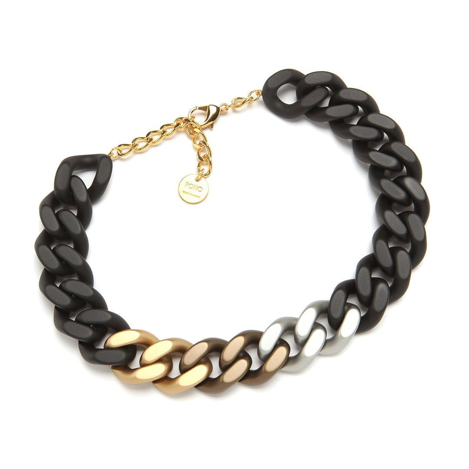 Colette Noire Necklace Matte Black - Wear with style