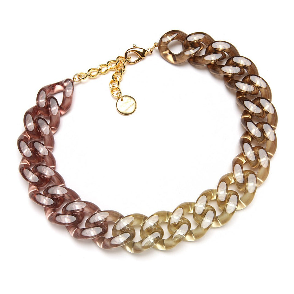 Colette Plume Necklace Mocha Mist - Wear with style