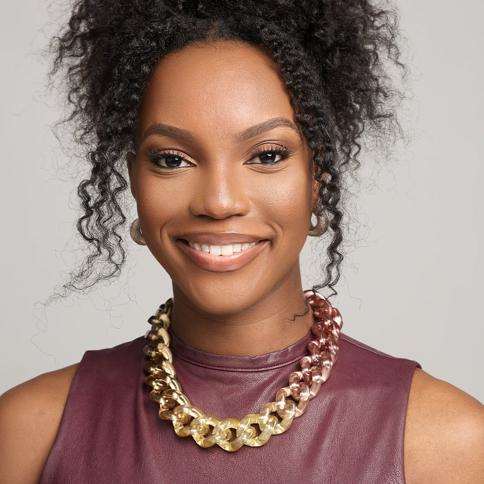 Colette Plume Necklace Mocha Mist - Wear with style