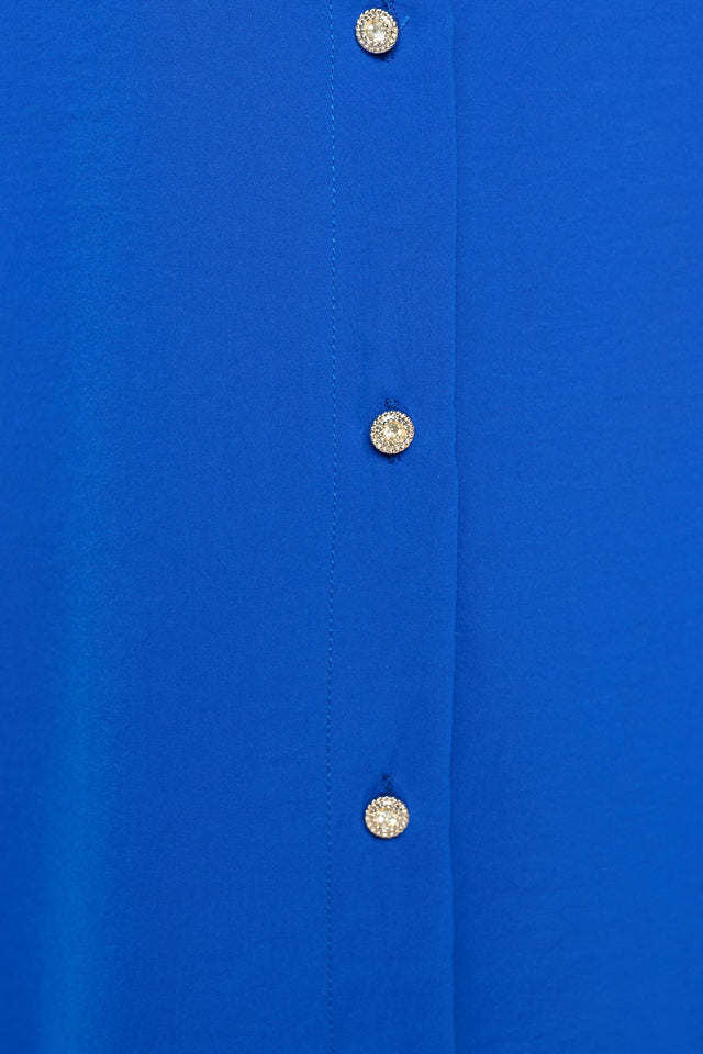 Collared Button Down Long Sleeve Top - Wear with style