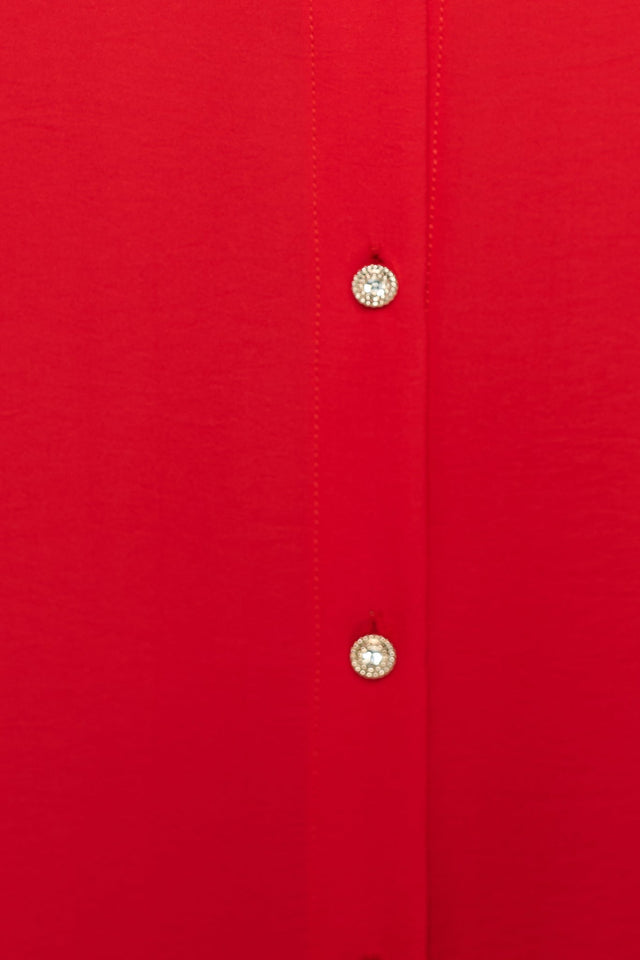 Collared Button Down Long Sleeve Top - Wear with style