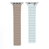 Color - blocking magnetic silicone apple watch strap - Wear with style