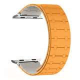 Color - blocking magnetic silicone apple watch strap - Wear with style