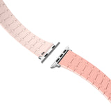 Color - blocking magnetic silicone apple watch strap - Wear with style