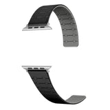 Color - blocking magnetic silicone apple watch strap - Wear with style