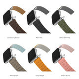 Color - blocking magnetic silicone apple watch strap - Wear with style