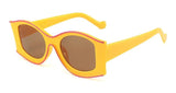 Colorful oversized retro Sunglasses - Wear with style