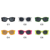 Colorful oversized retro Sunglasses - Wear with style