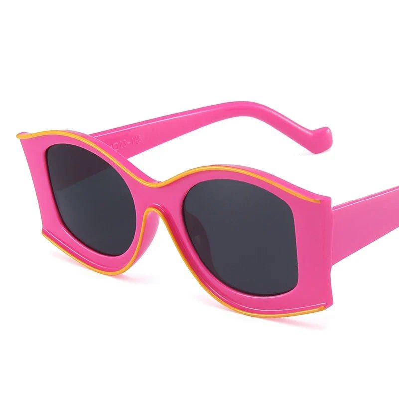 Colorful oversized retro Sunglasses - Wear with style