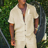 Comfortable cool men beach shorts set - Wear with style