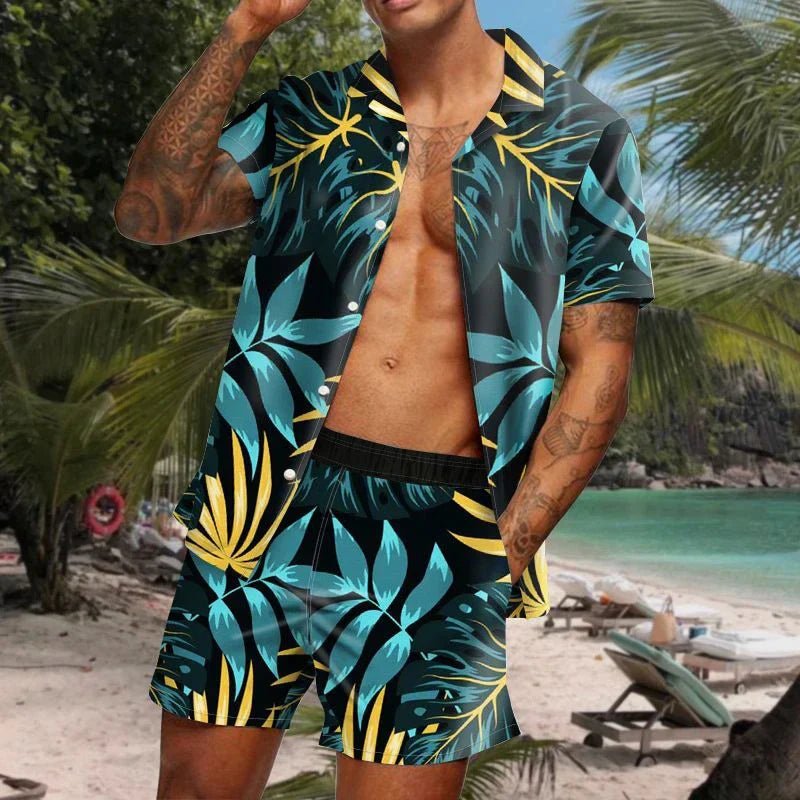 Comfortable vacay men beach short set - Wear with style