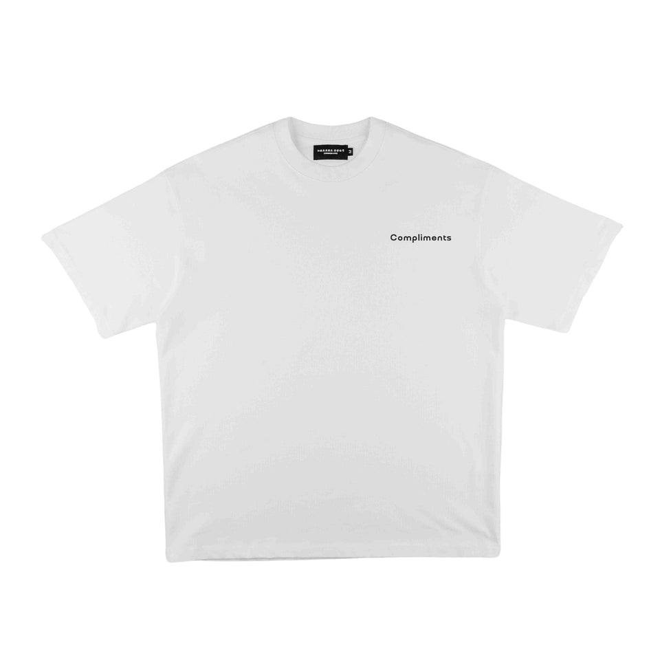Compliments Hardly Seen, Always Noticed White Vintage Shirt - Wear with style