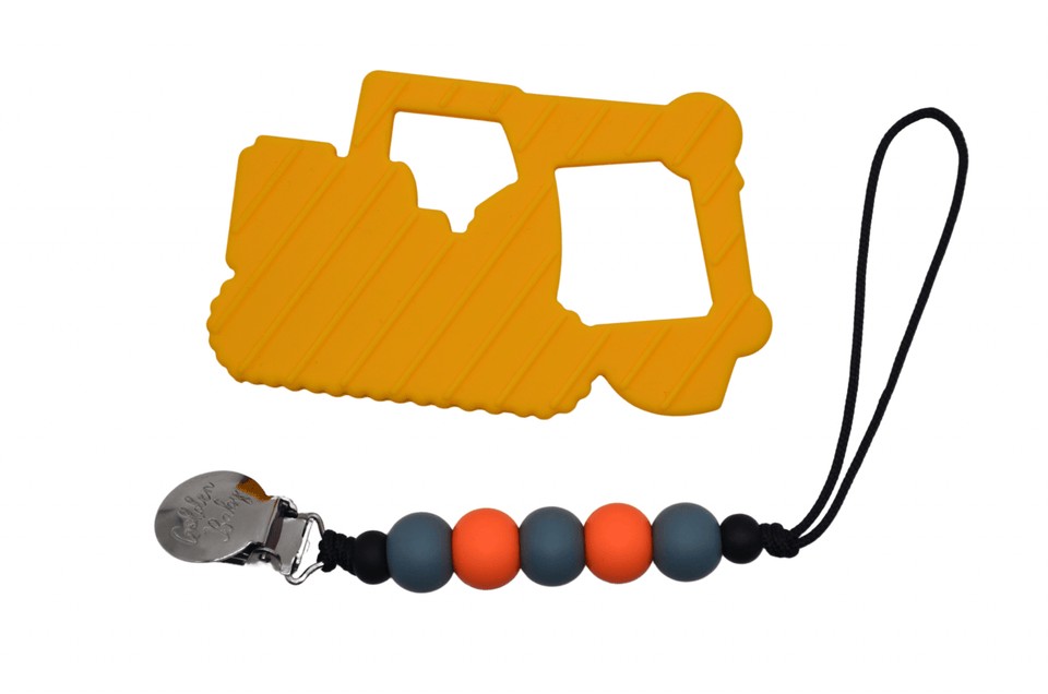 Construction Truck Teether Set - Wear with style