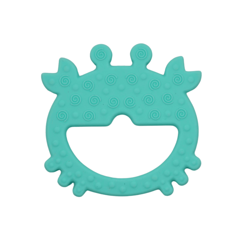Crab Teether Set // Teal - Wear with style