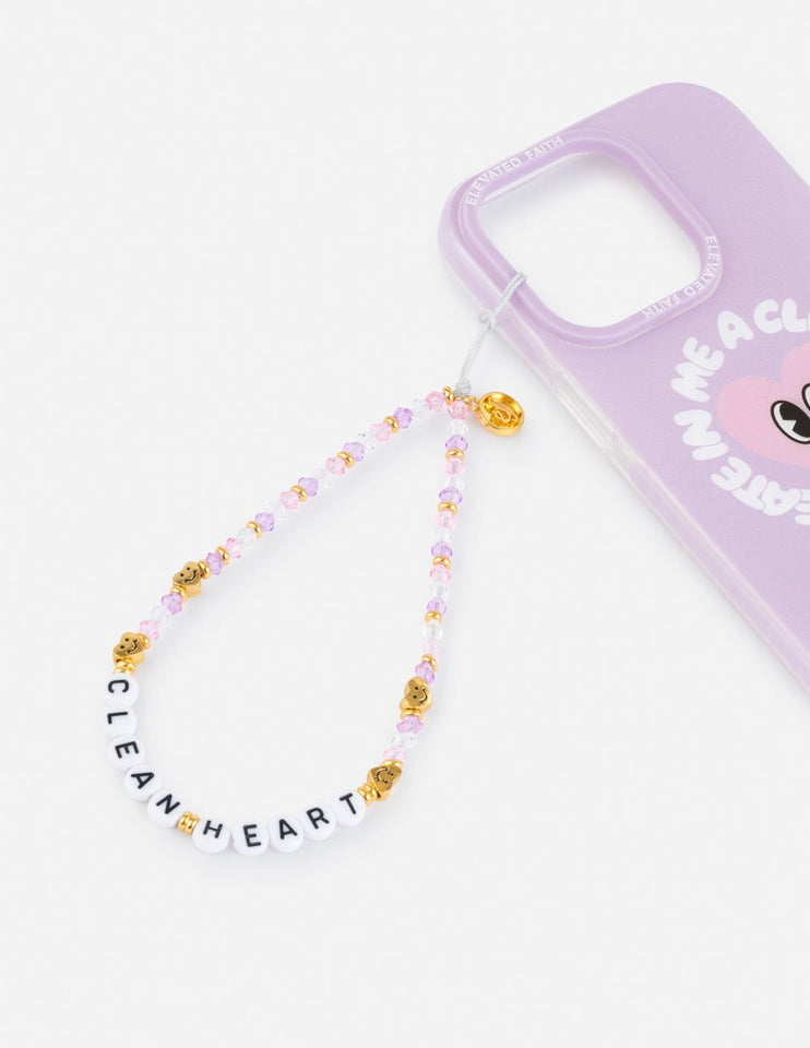 Create in Me a Clean Heart Phone Charm - Wear with style
