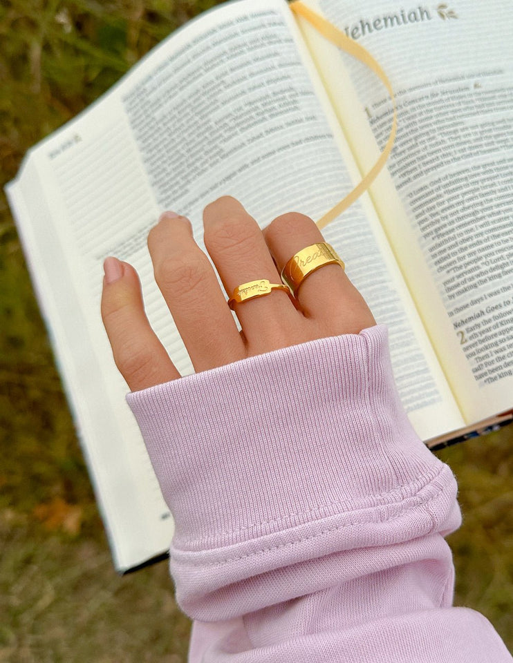 Created With Purpose Ring - Wear with style
