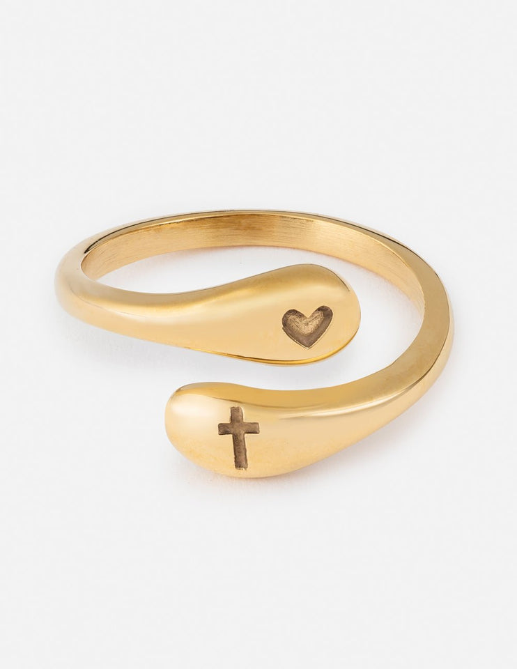 Cross Equals Love Ring - Wear with style