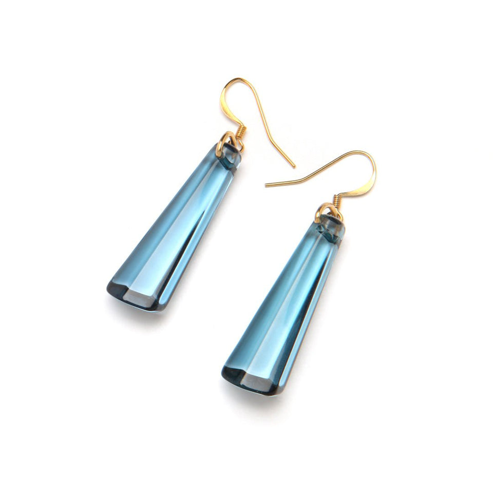 Crystal Drop Earring Deep Sea - Wear with style