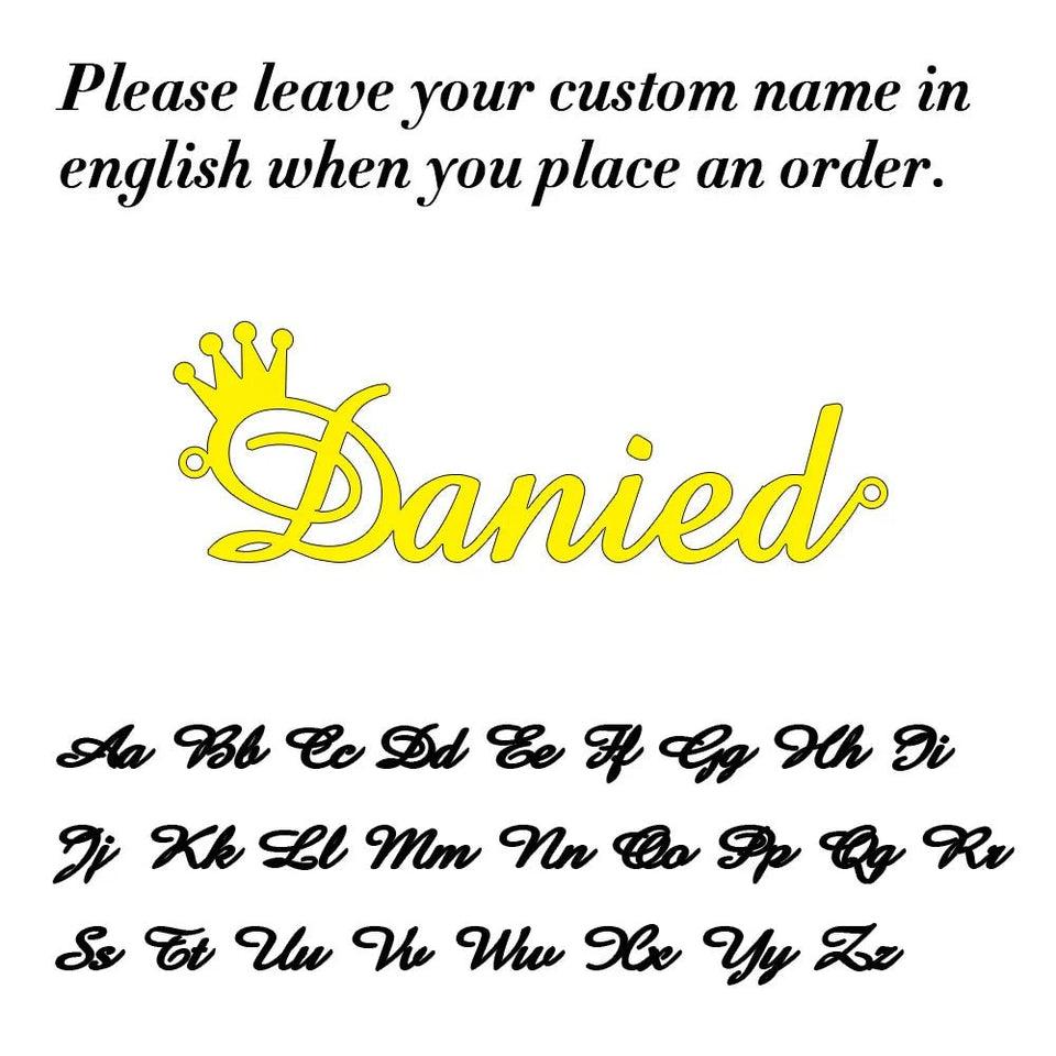 Custom Name Necklace - Wear with style
