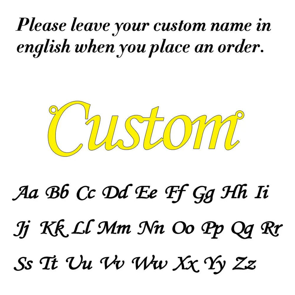 Custom Name Necklace - Wear with style