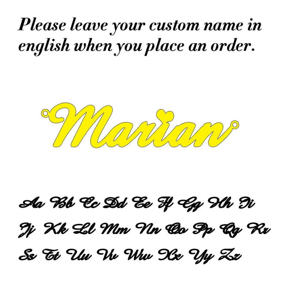 Custom Name Necklace - Wear with style