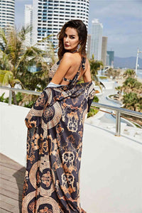 Floral High Cut : Swimsuit & Kimono