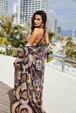 Floral High Cut : Swimsuit & Kimono