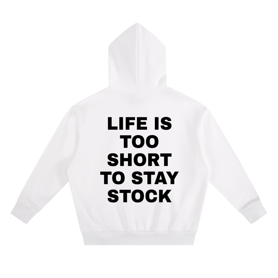 Blocky Life Is Short Hoodie