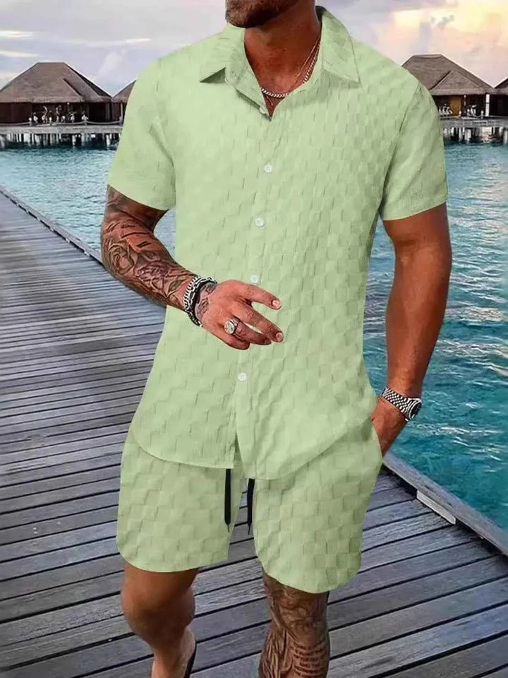 Comfortable Men's Graphic T-Shirt Set with Half Sleeve Tee for Men