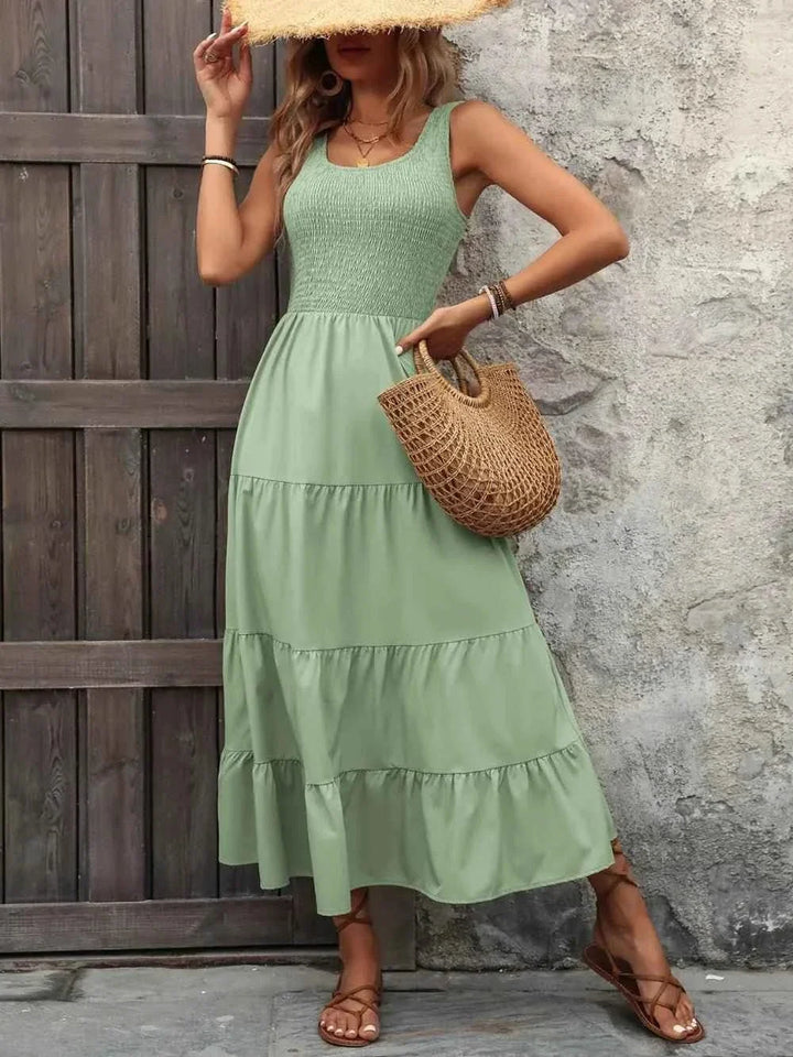 Ivy Lane Smocked Tank Dress - Sleeveless Charm