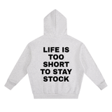 Blocky Life Is Short Hoodie