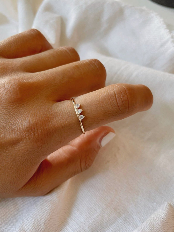 Dainty Pave Ring - Wear with style
