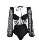 Daisy one piece swimsuit Resort wear - Wear with style