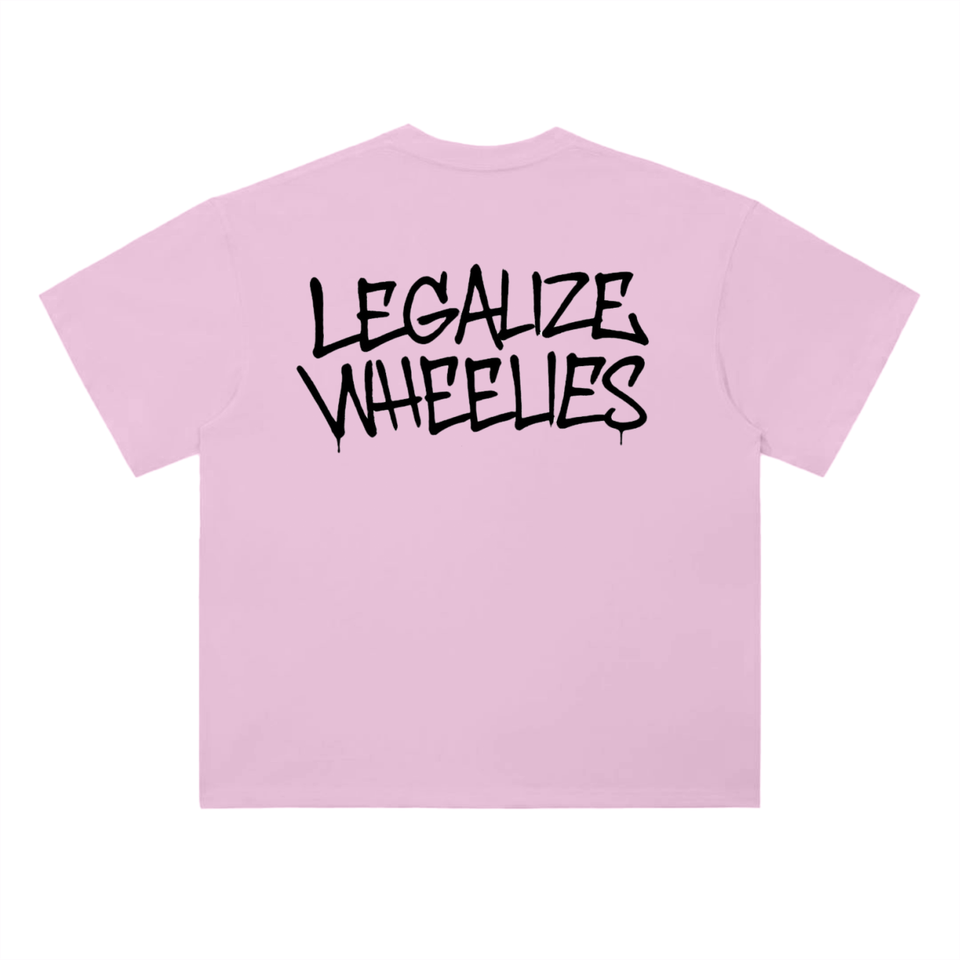 White Wheelies Tee