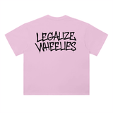 White Wheelies Tee