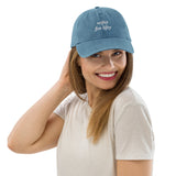 Wifey for Lifey Embroidered Denim Hat