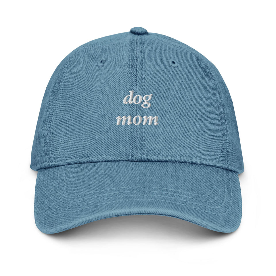 Dog Mom Embroidered Hat