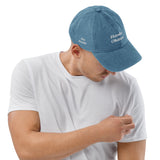 Hatsuko Okazuya Denim Hat – Embroidered