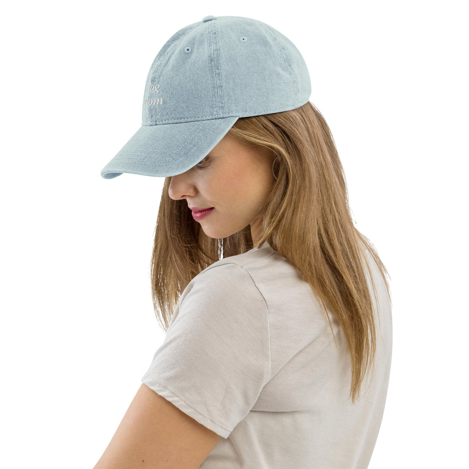 Dog Mom Embroidered Hat