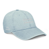Hatsuko Okazuya Denim Hat – Embroidered