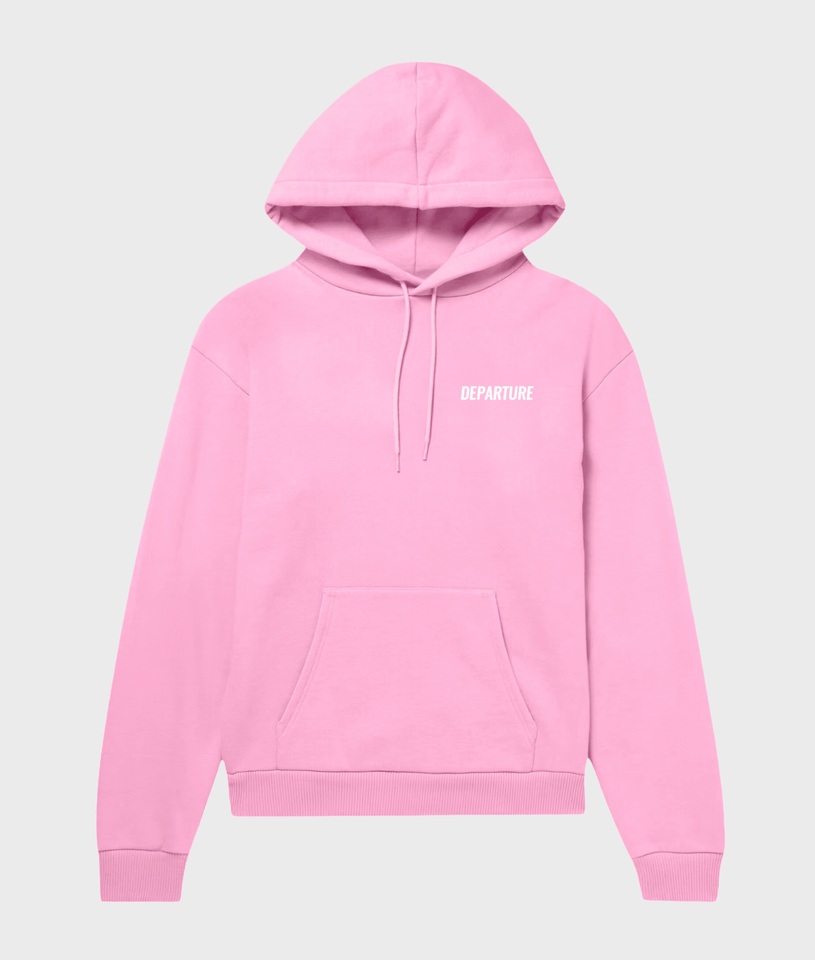 Departure Pink Hoodie - Wear with style