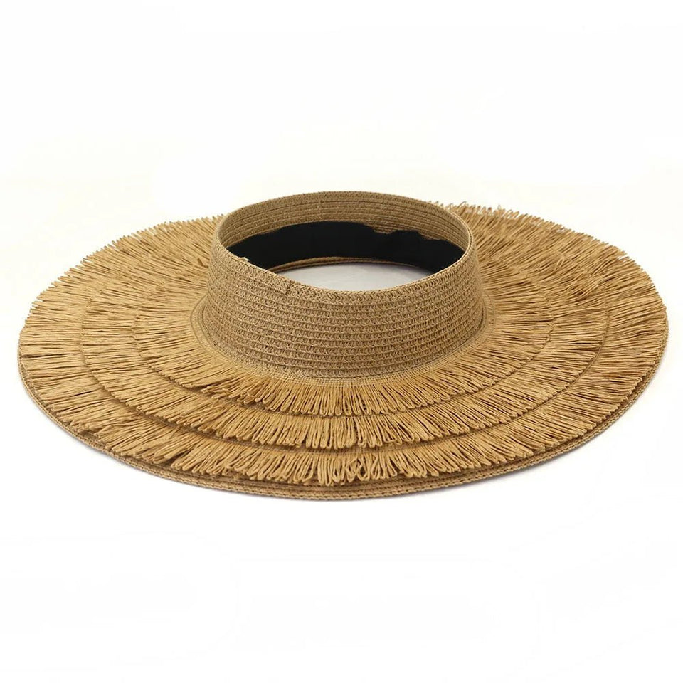 Designer empty top visor hat for woman - Wear with style
