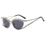 Designer Rhinestone Sunglasses - Wear with style