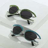 Designer Rhinestone Sunglasses - Wear with style