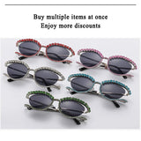 Designer Rhinestone Sunglasses - Wear with style