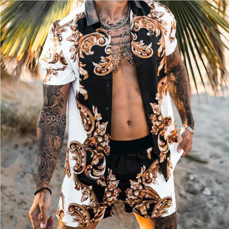 Designer style men two piece Beach set - Wear with style