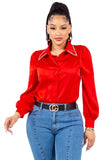 Diamond Collared Button Down Shirt - Wear with style